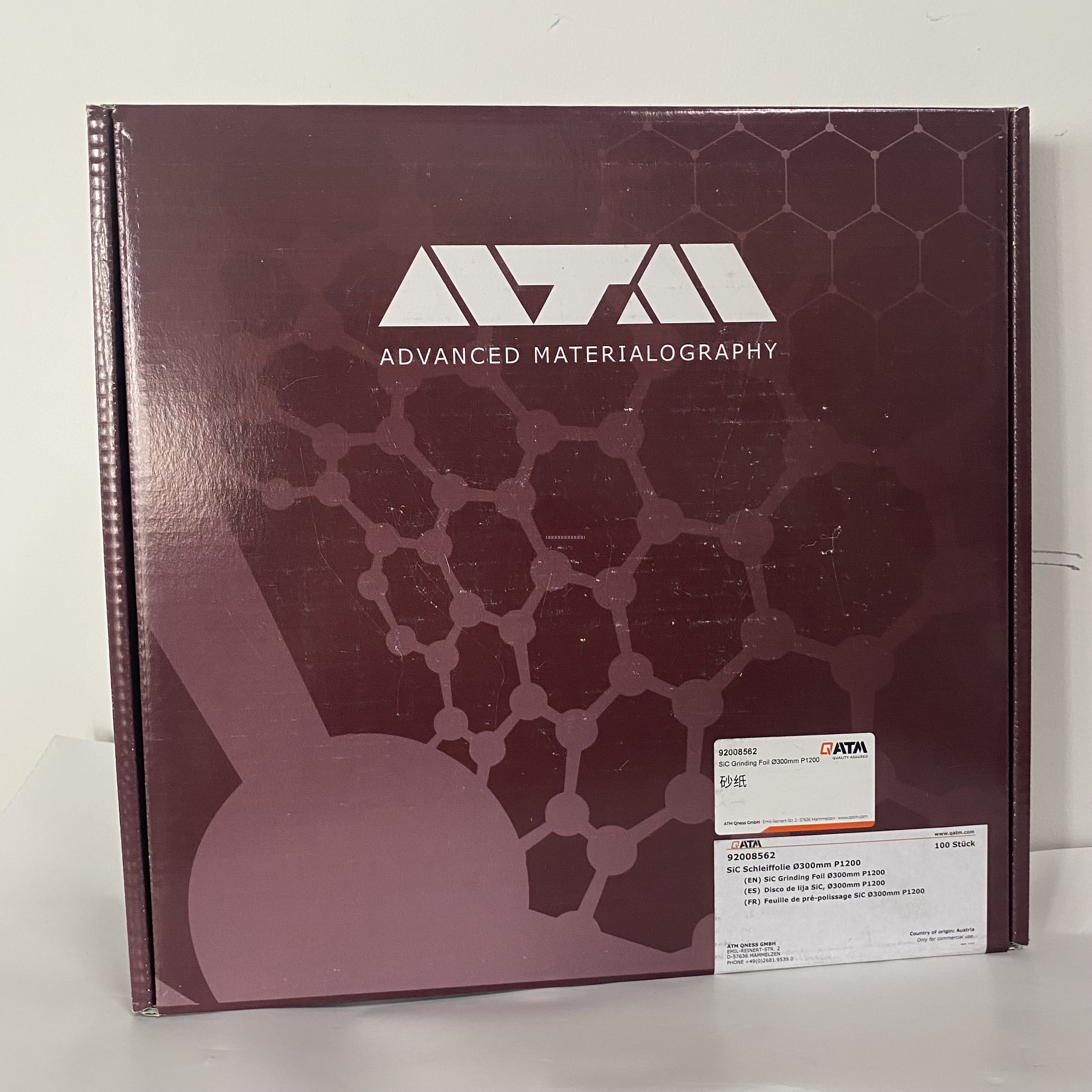 磨拋砂紙Sic Grinding Foil P1200圖片